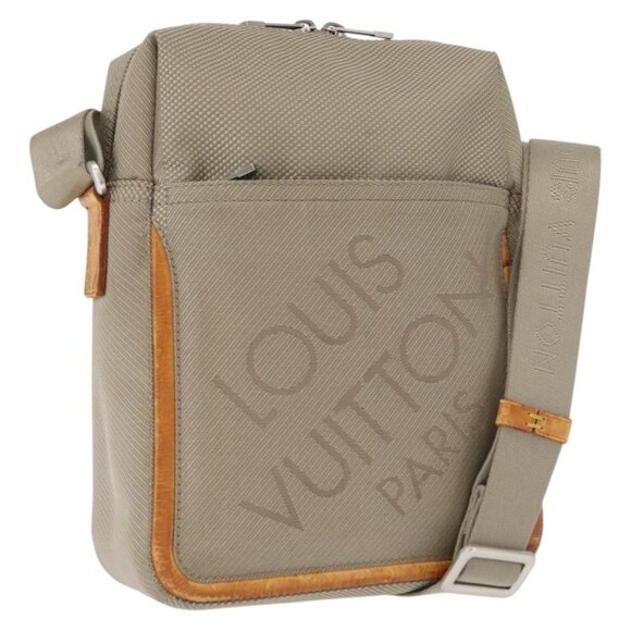 Authentic LOUIS VUITTON Damier Geant Sitadan Shoulder Bag Beige Sabre M93041